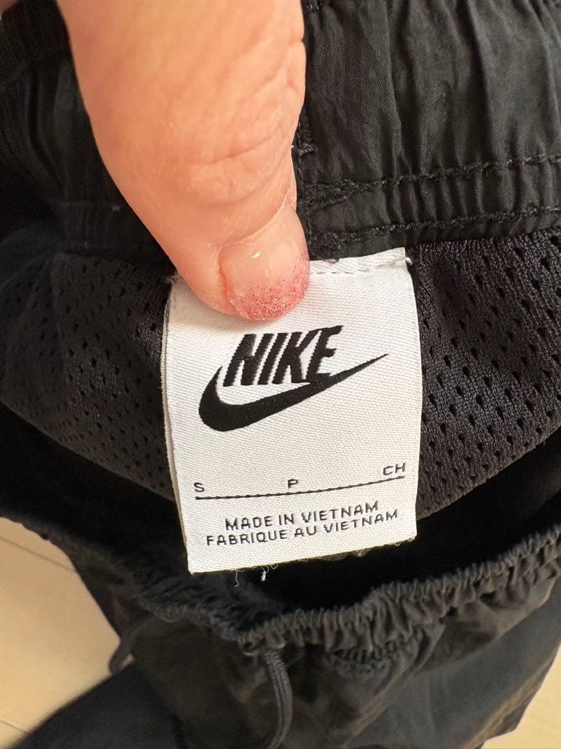★セール★Sサイズ　NIKEナイキ ビッグスウォッシュ ウーブンパンツ　ブラック