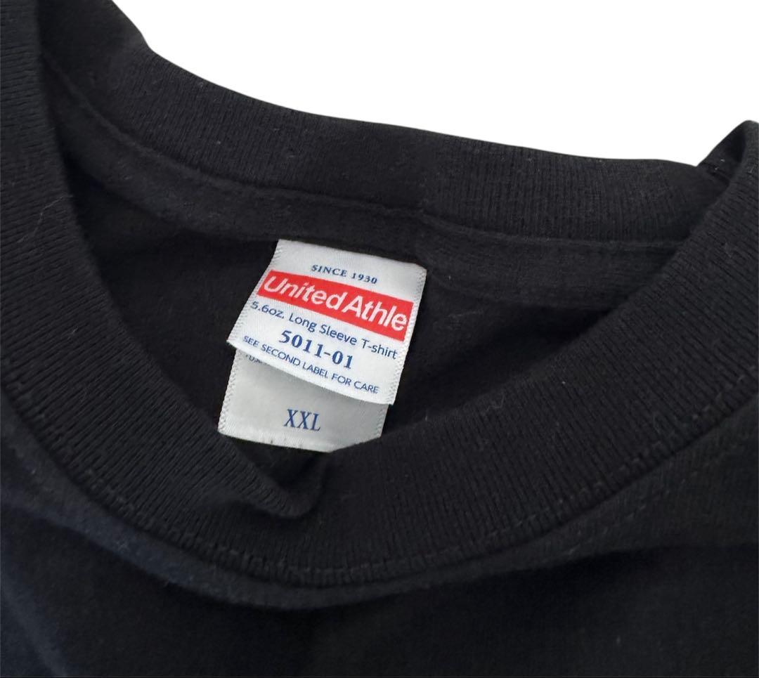 リップルフィッシャー ヘビーウエイトロングスリーブTシャツ 黒 XXロンT