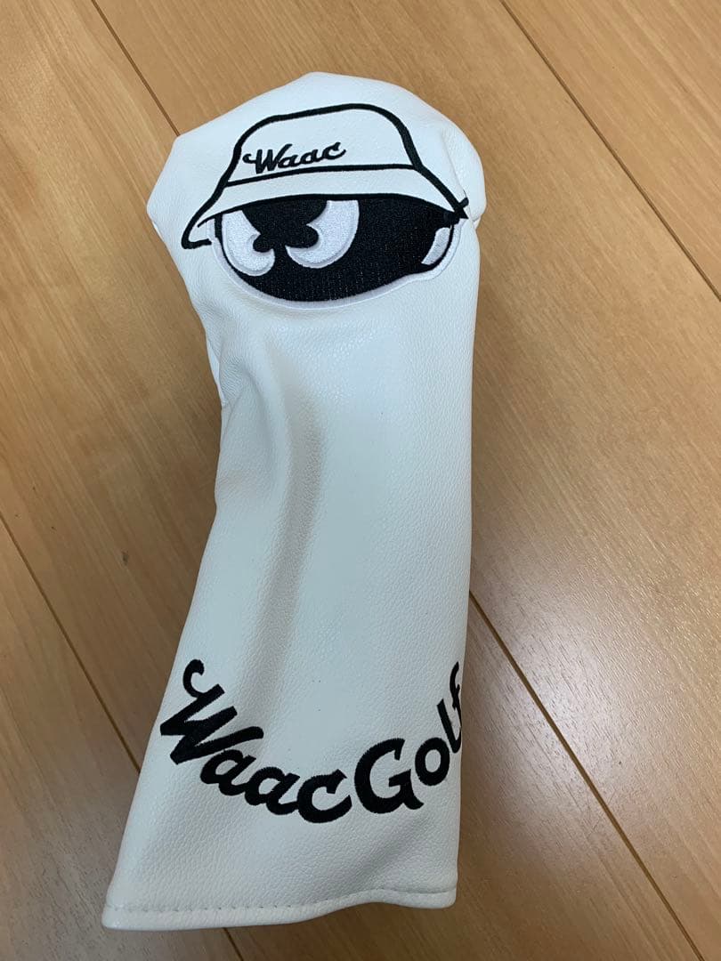 新品★waacゴルフクラブカバー ヘッドカバー 4点セットホワイト