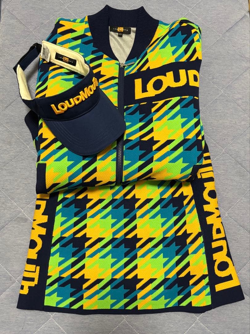 LOUDMOUTHチェック柄 セットアップ【極美品】