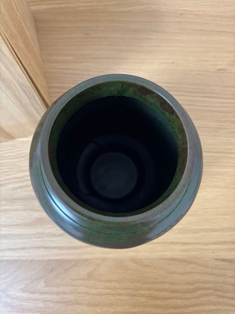 【値下げ】【希少】清洲城　青銅　花瓶