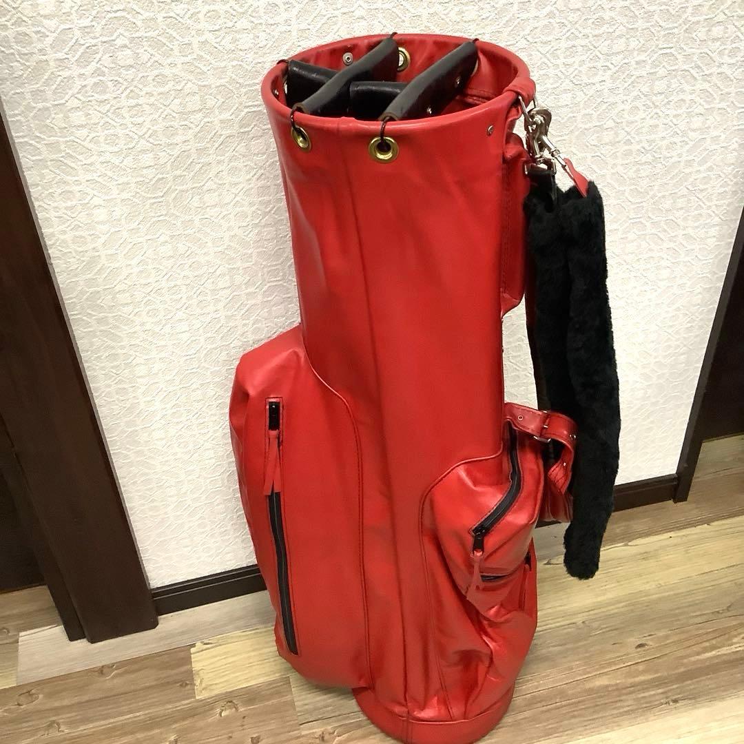 希少品!ピーターヤコブセン　本革キャディーバック