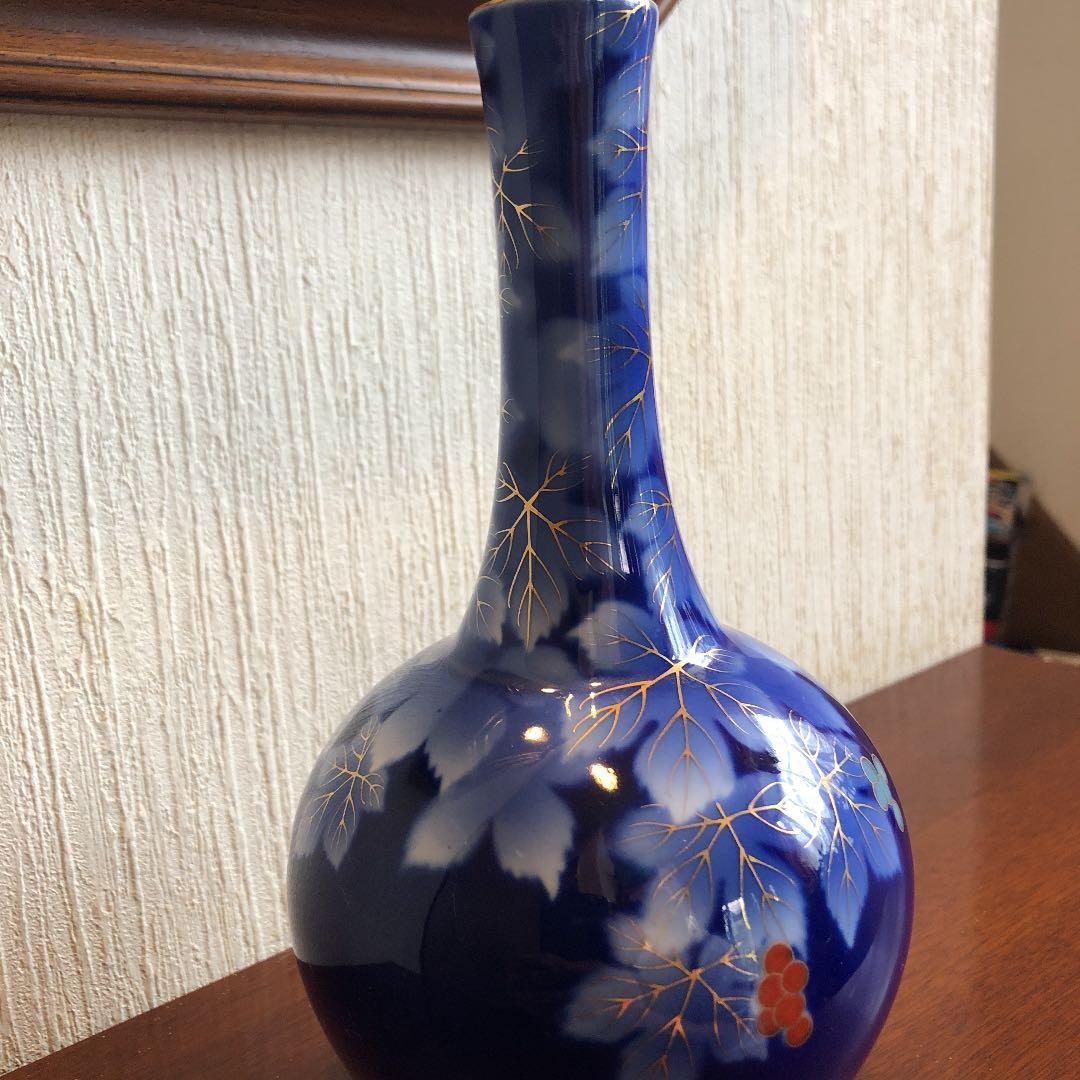 深川製磁 花瓶 一輪挿し 中古