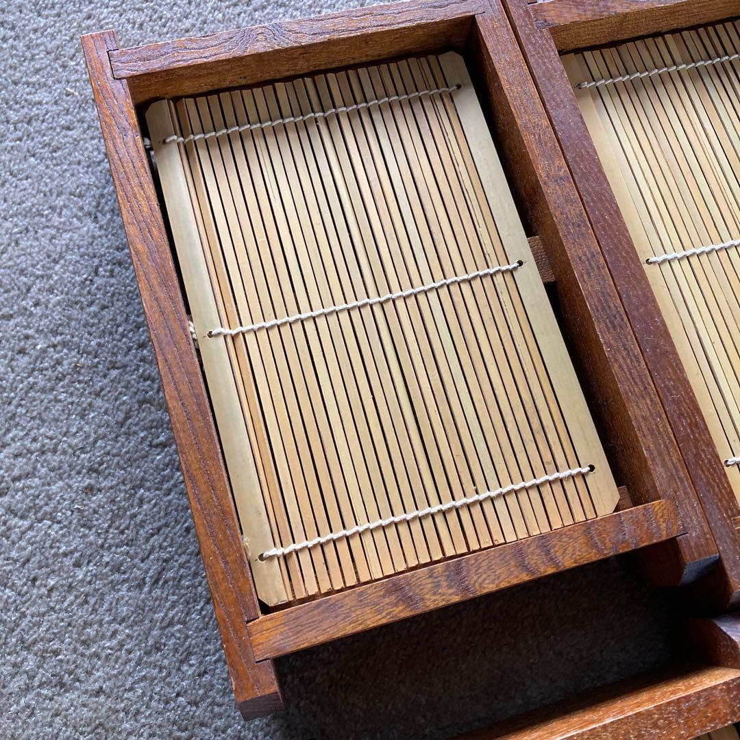 H*R様 美品 天然木 欅 そば器 蒸篭 せいろ 10組セット ざる蕎麦 料亭