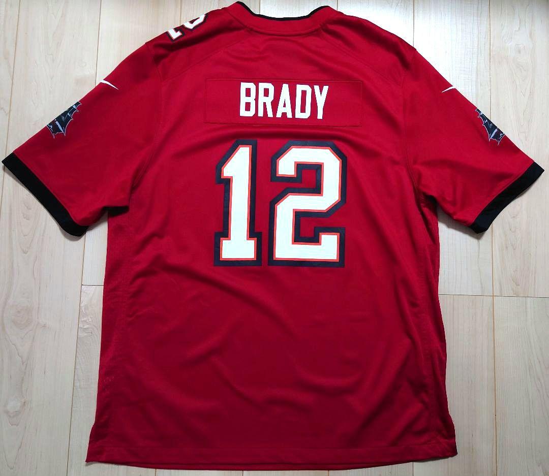 NFL バッカニアーズ トム・ブレイディ NIKE レプリカジャージ【XL】