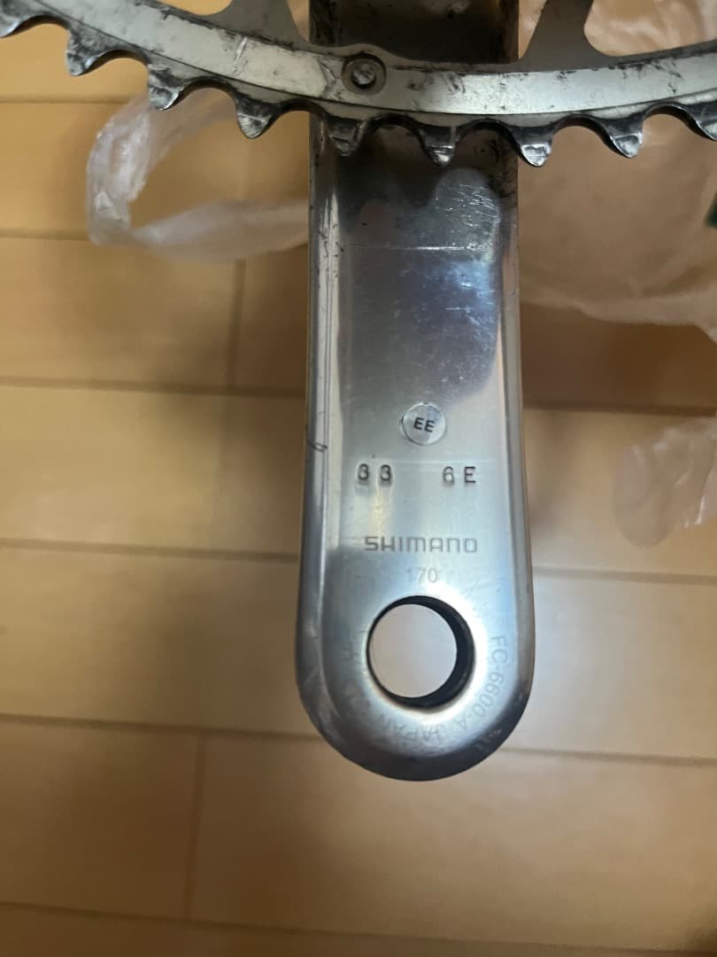 Rotor 楕円クランク52T FC-6600 シマノ アルテグラ 　長170m