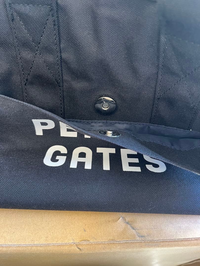 PEARLY GATES ブラックカートバッグ