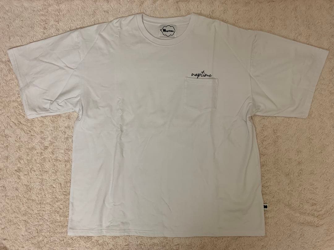 Naptime. フォトプリントBIG T-SHIRTS WHITE【F】
