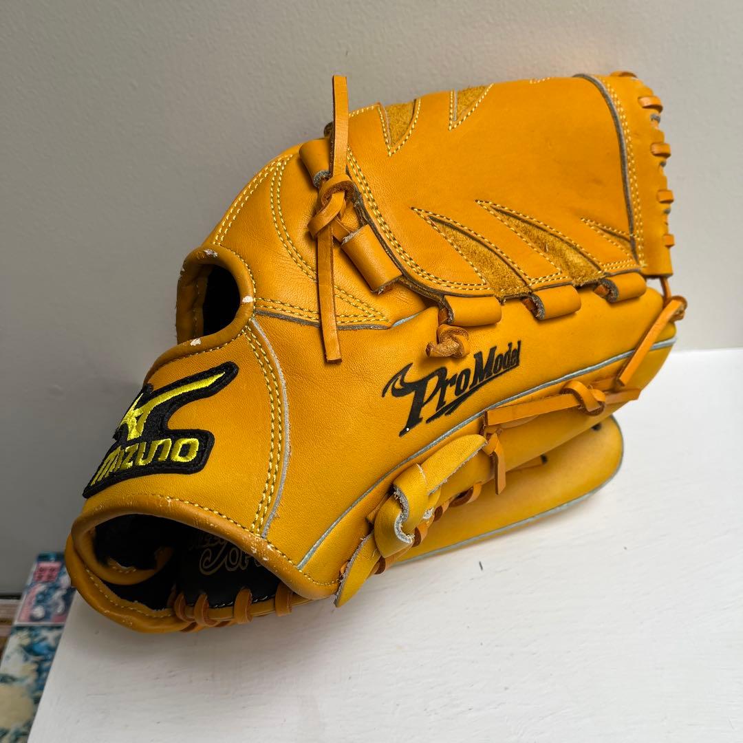 Mizuno 野球グローブセット イエロー オレンジ