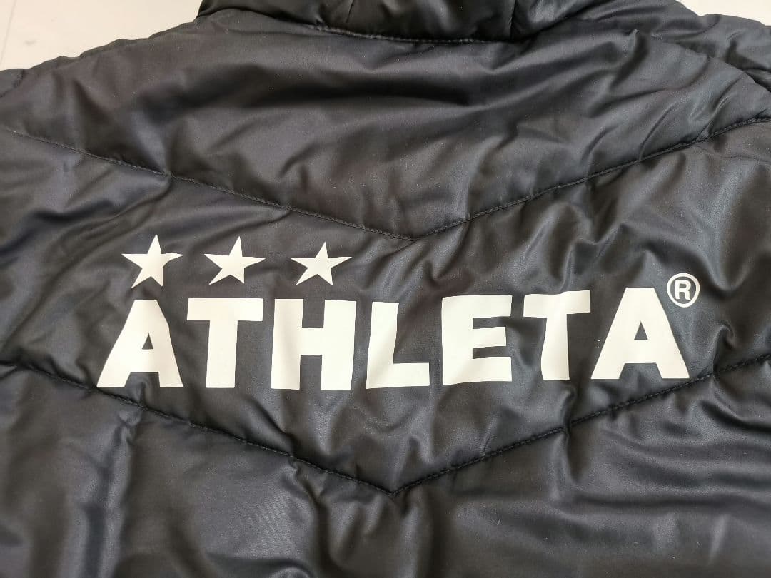 ATHLETA フード付きロングベンチコート 160サイズ