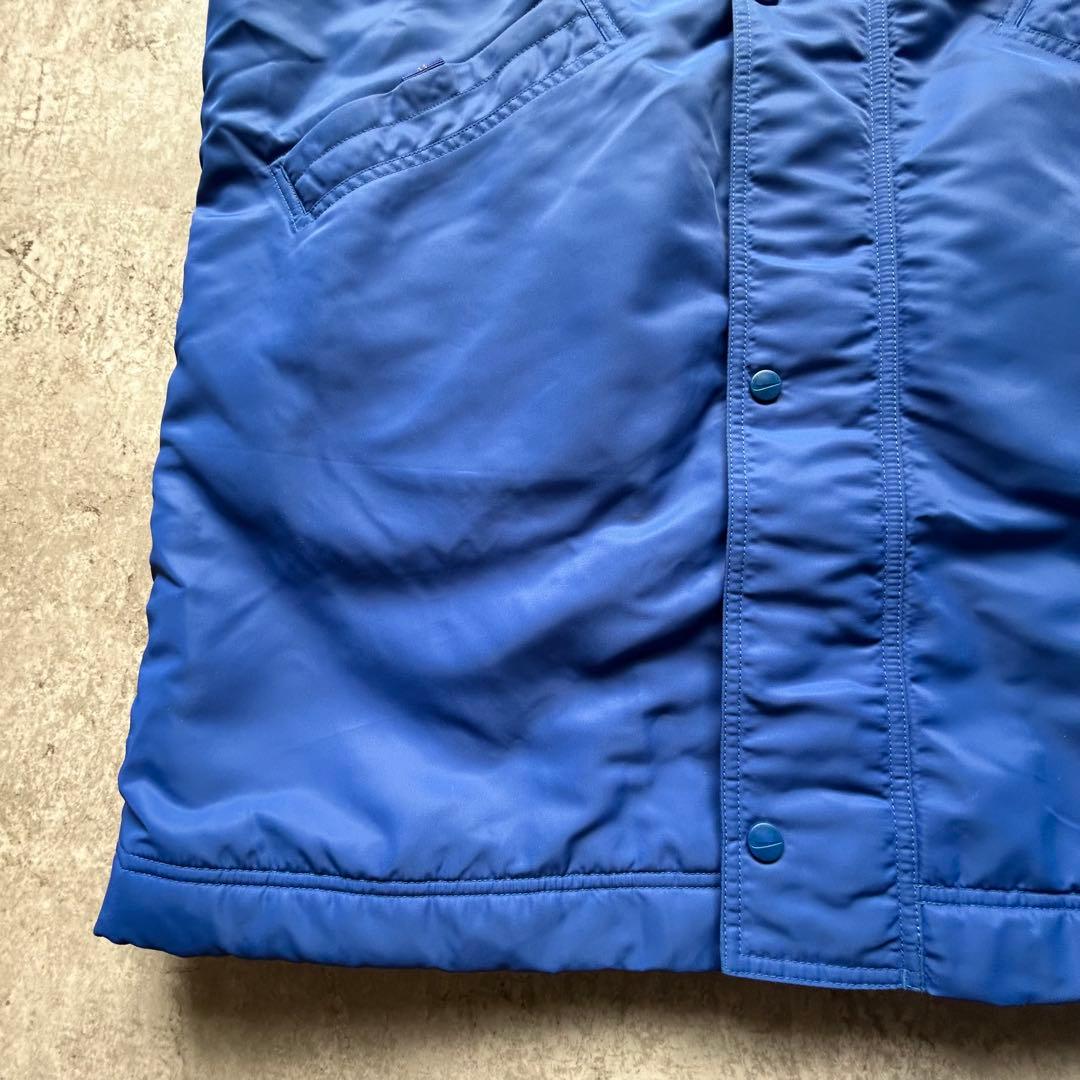 ナイキ 銀タグ 裏ボアベンチコート ブルー L NIKE 90s 刺繍ロゴ