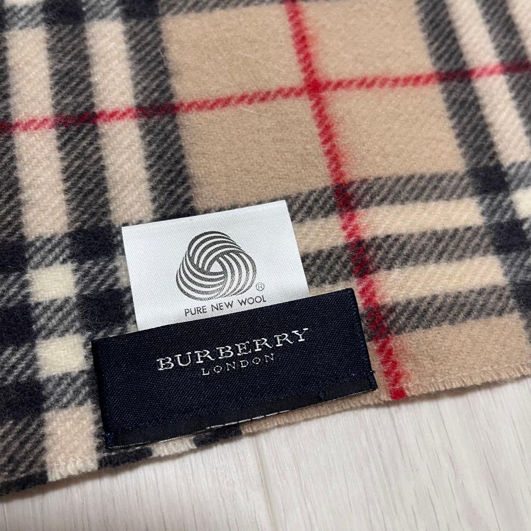 c*e様 希少サイズ【Burberry×西川】大判ウールひざ掛け ノバチェック