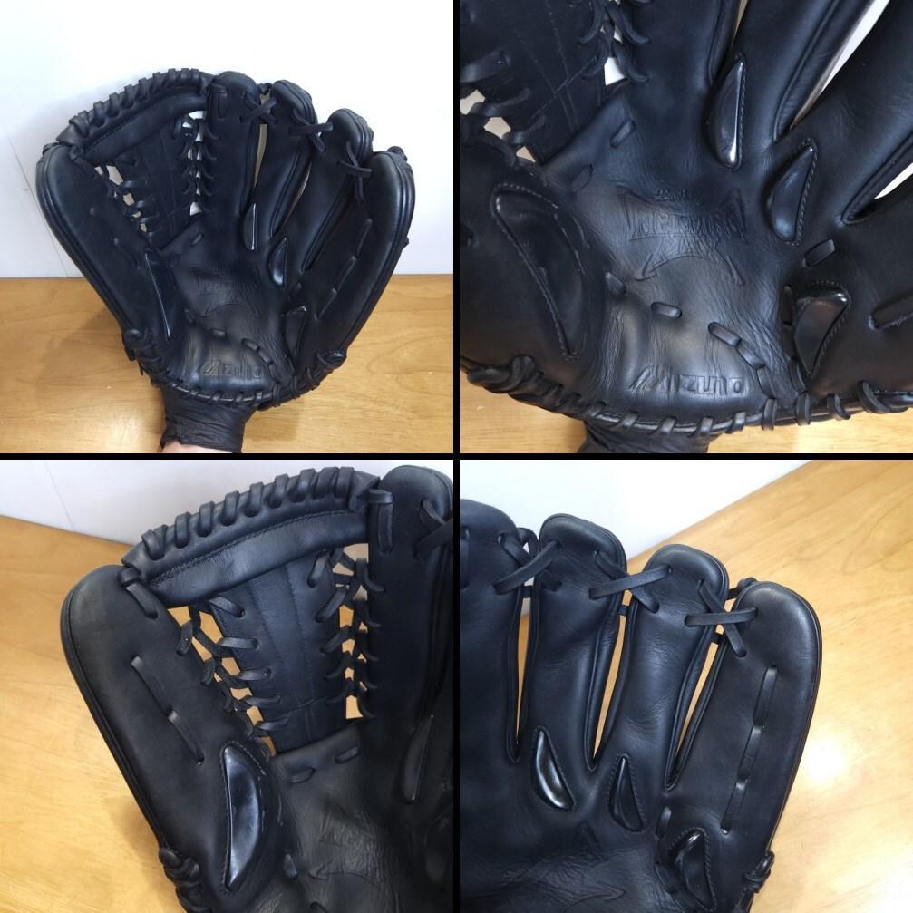 ミズノ フィールディングマックス 4本爪マジッククロウ美品 外野用 軟式グローブ