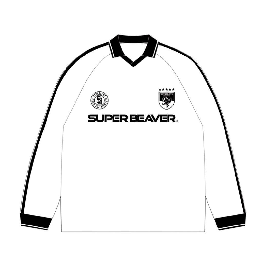 SUPER BEAVER サッカーシャツ ホワイト XLサイズ 長袖 ②