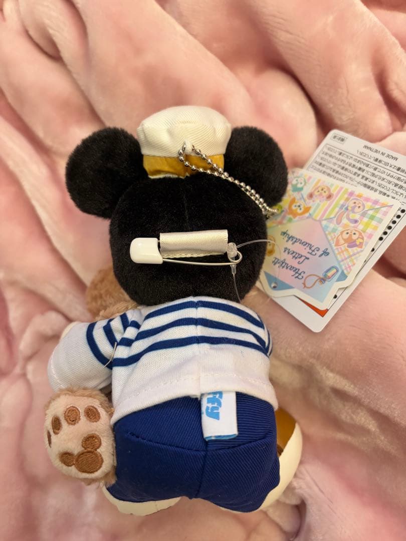 ミッキー &ダッフィー　ぬいぐるみバッジ