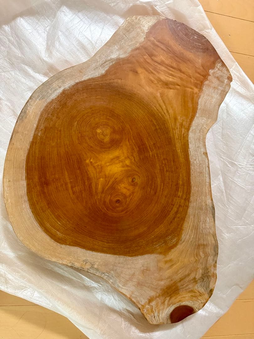 天然木 一枚板 花台 生花用 無垢材 約50cm 厚み3.5cm