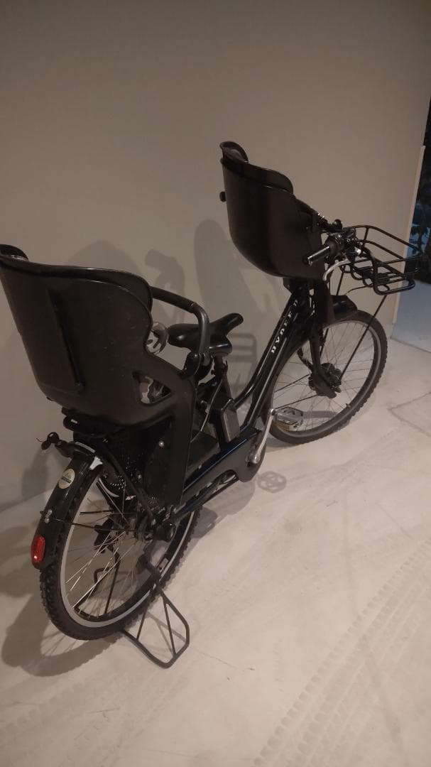 HYDEE-Ⅱ　両輪駆動　ブリヂストン　電動自転車　ベルトドライブ　子乗せ付き