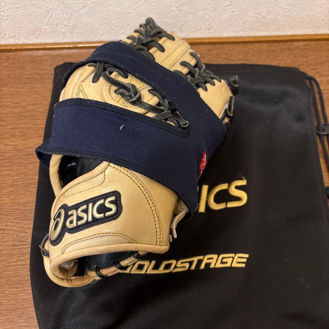 てん様【美品】アシックス 軟式用 外野手グローブ Speed Tech