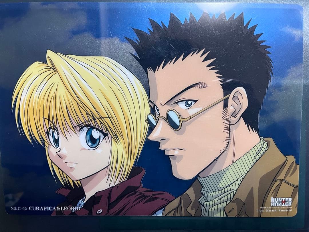 HUNTER×HUNTER　ゴン&キルア　クラピカ&レオリオ　下敷き　2点セット
