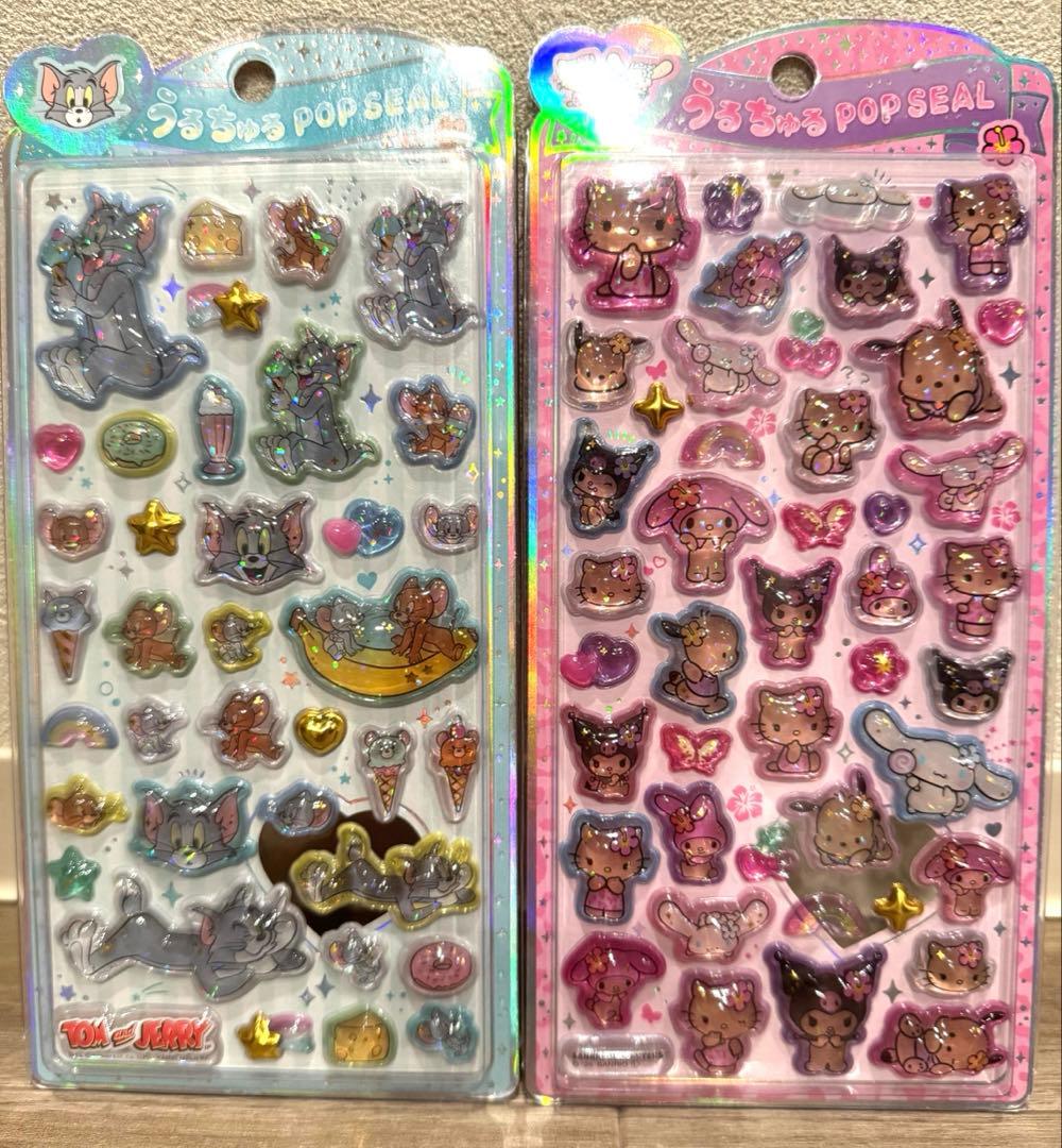【正規品】うるちゅるポップシール　7枚セット