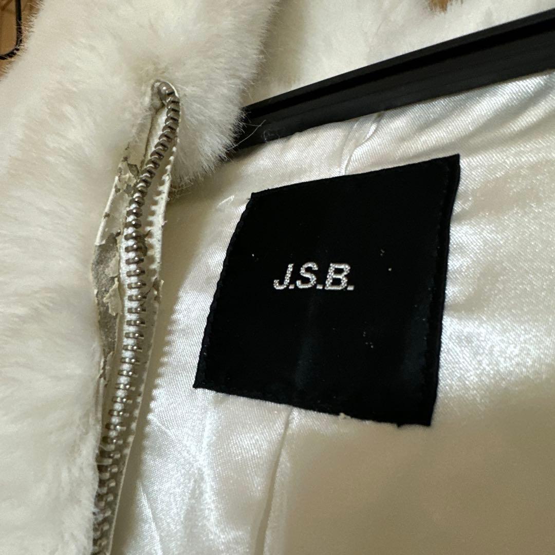 J.S.B. フリースジャケット S ホワイト