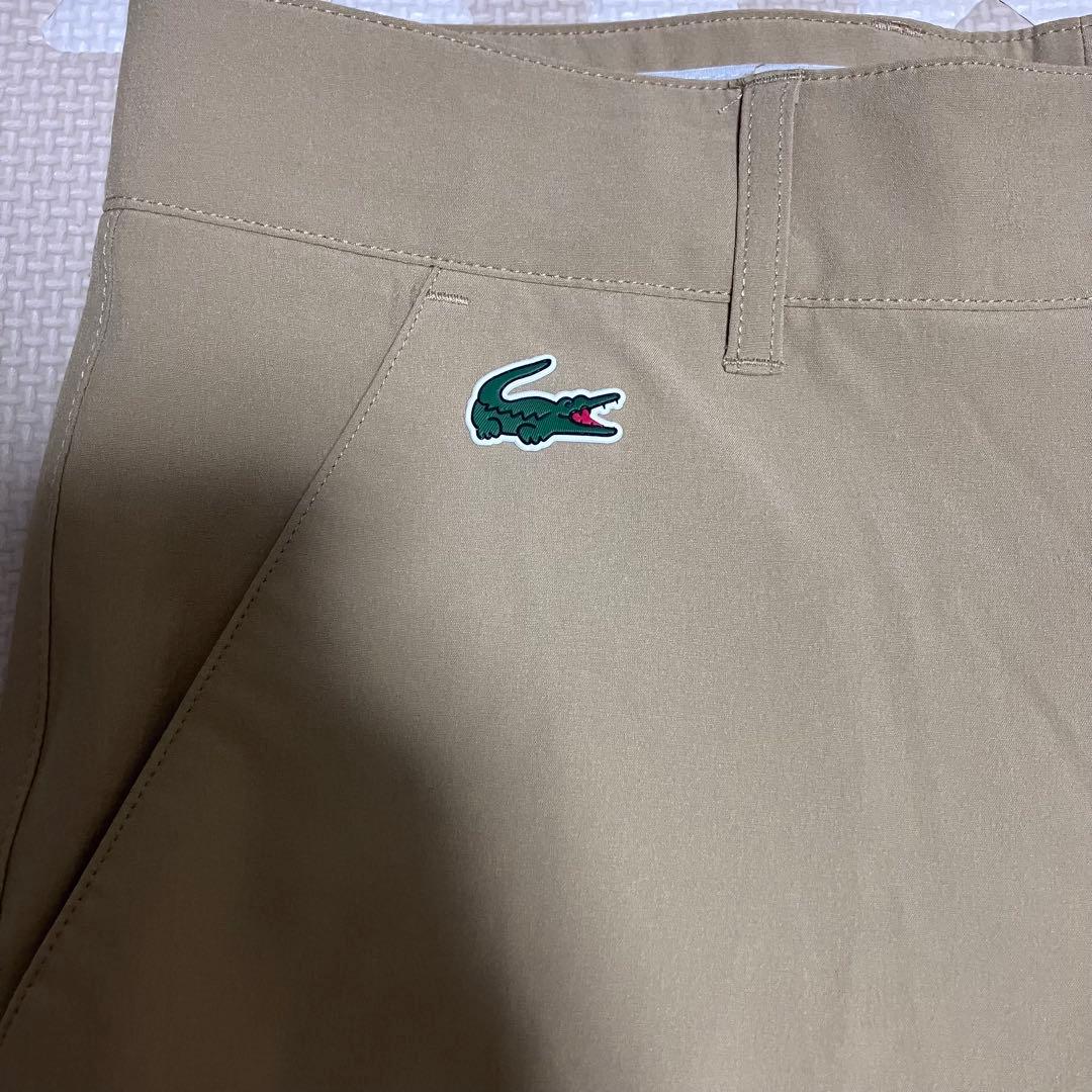 LACOSTE ラコステ ゴルフパンツ スラックス ベージュ ワニロゴ