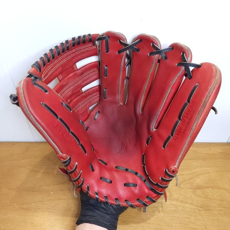ラグデリオン 日本製 関ケ原発 小指二本入れ 良型 良品 外野用 硬式グローブ