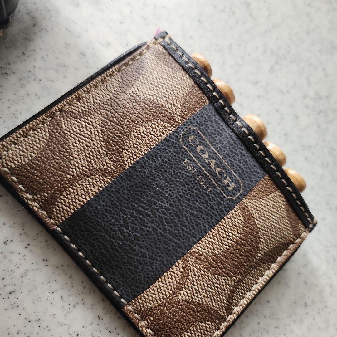 COACH ゴルフボール3個　ケース/ モノグラム ティー フォーク ケース