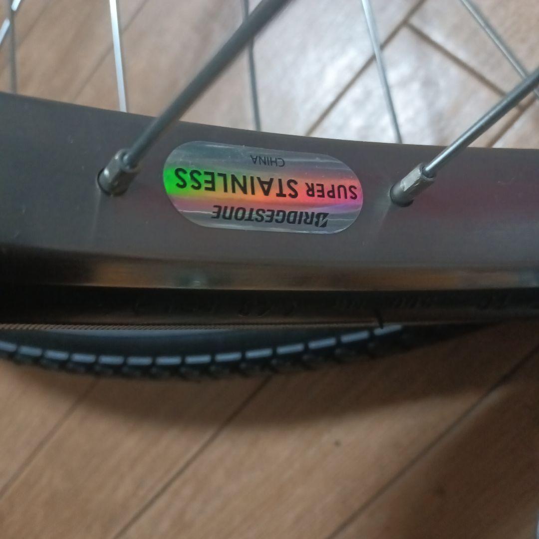 ブリヂストンステンレス26インチホイールリアディレイラー手動オートライト
