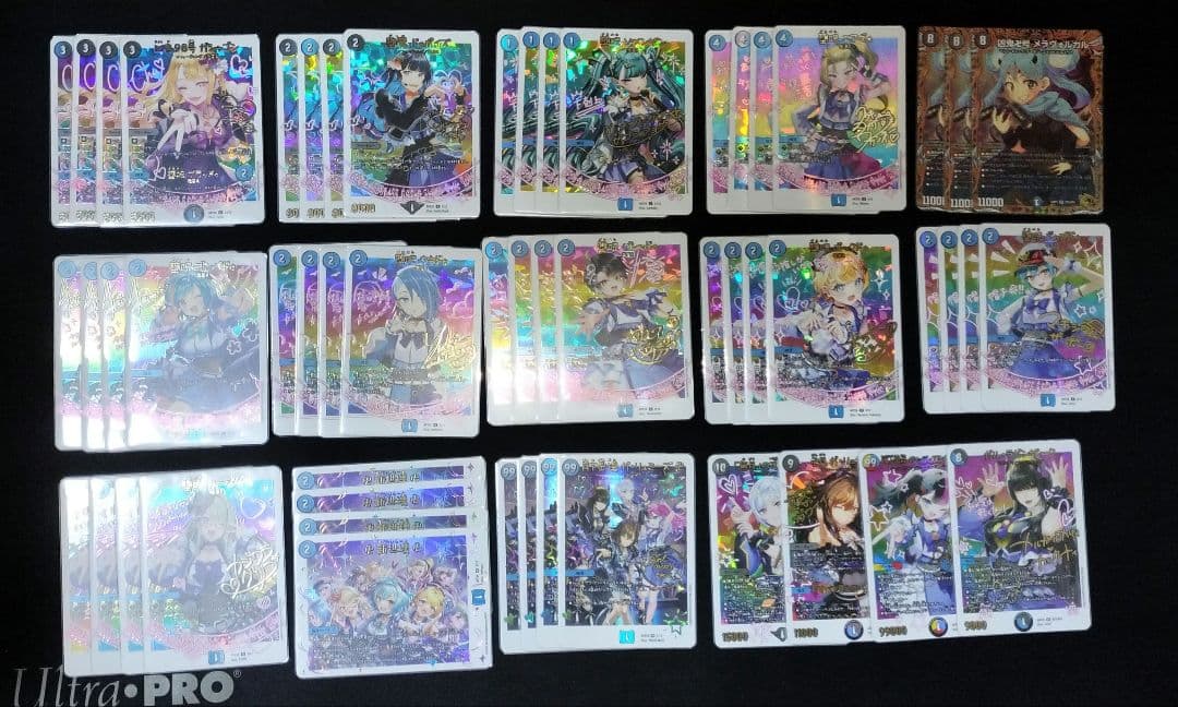 デュエマ 神アート 魔法少女アイドル「Girl Mage」+メラヴォルガル金トレ