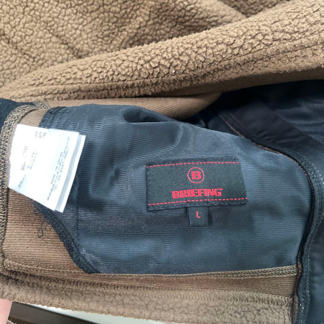 【美品】BRIEFING MENS POLARTEC FLEECE VEST L