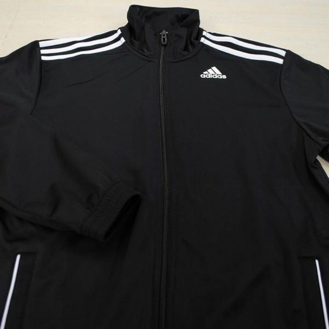 adidas ブラック ジャージ　上下セット　新品タグ付き