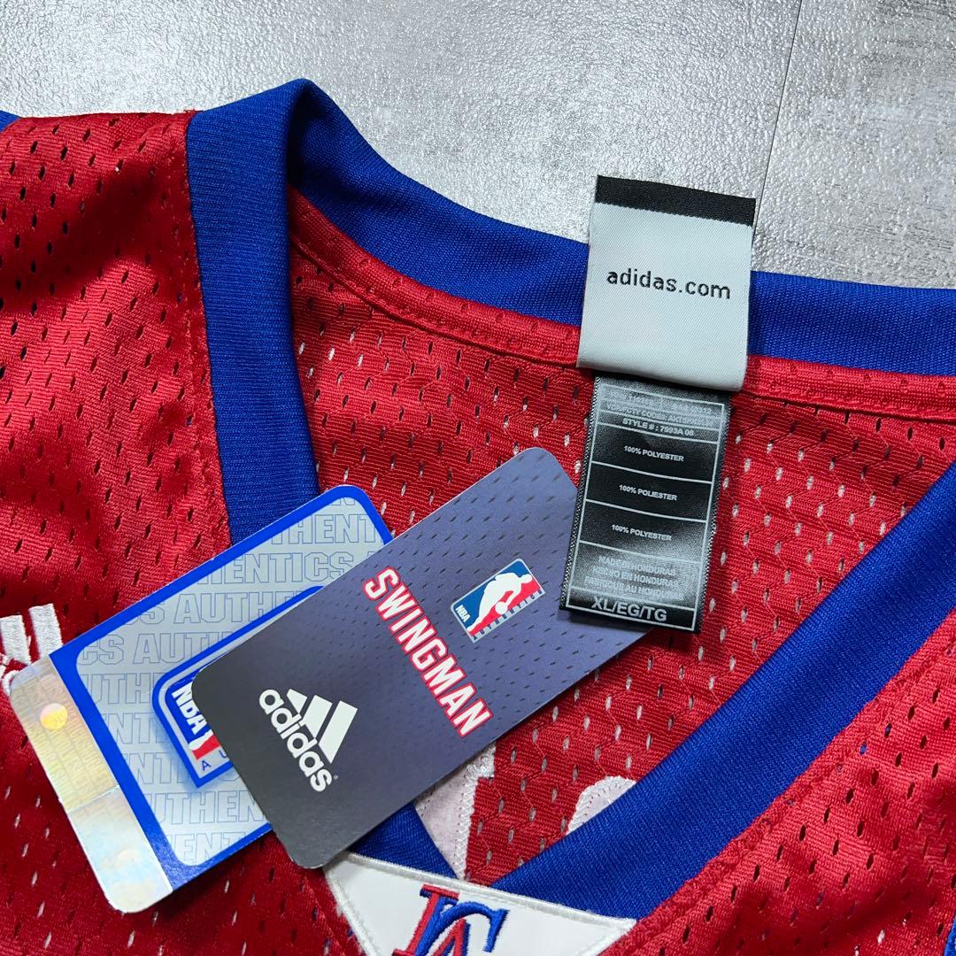 未使用タグ付属 adidas NBA クリッパーズ ゲームシャツ ユニフォーム