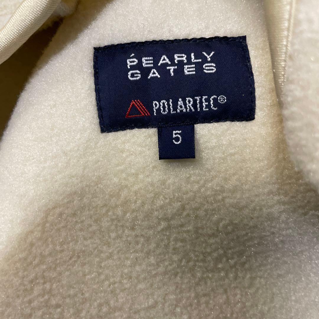 PEARLY GATESパーリーゲイツ フリースフロントジップパーカー サイズ5