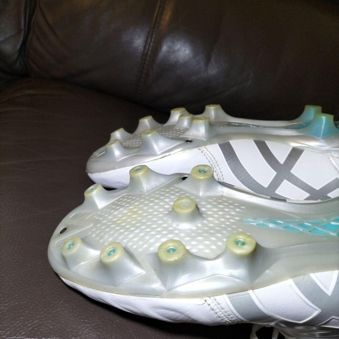 25cm【asics】DSライト ワイド　サッカースパイク カンガルー表革仕様