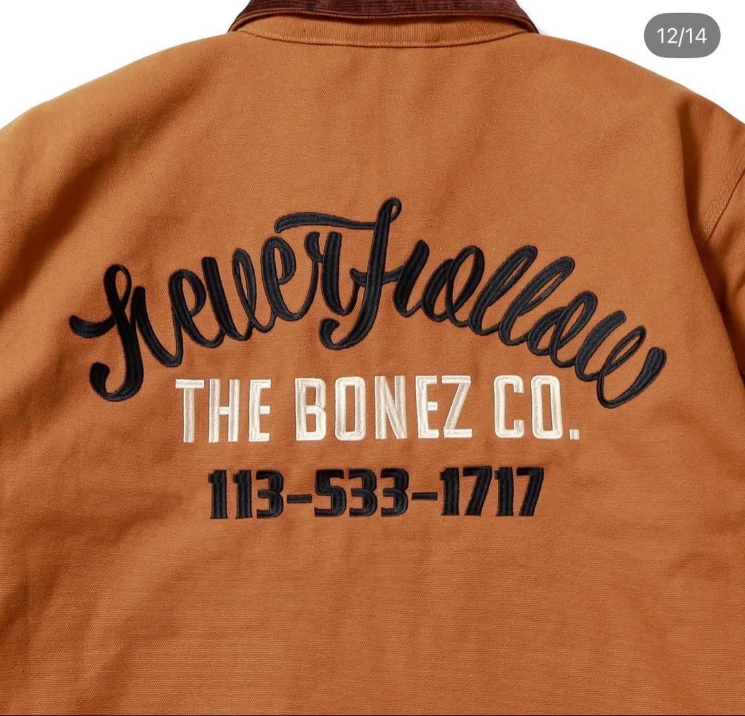 【未使用】The BONEZ DUCK JACKET Lサイズ　BROWN