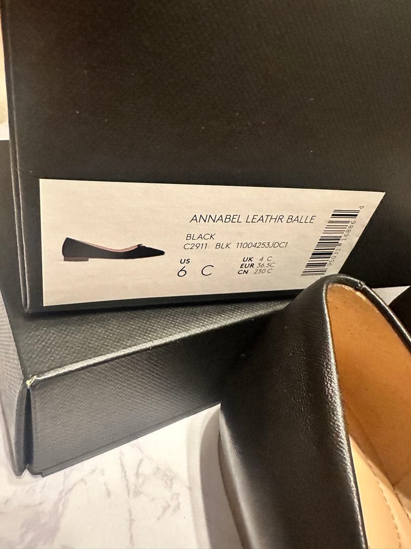 COACH ANNABEL LEATHER BALLET フラットシューズ