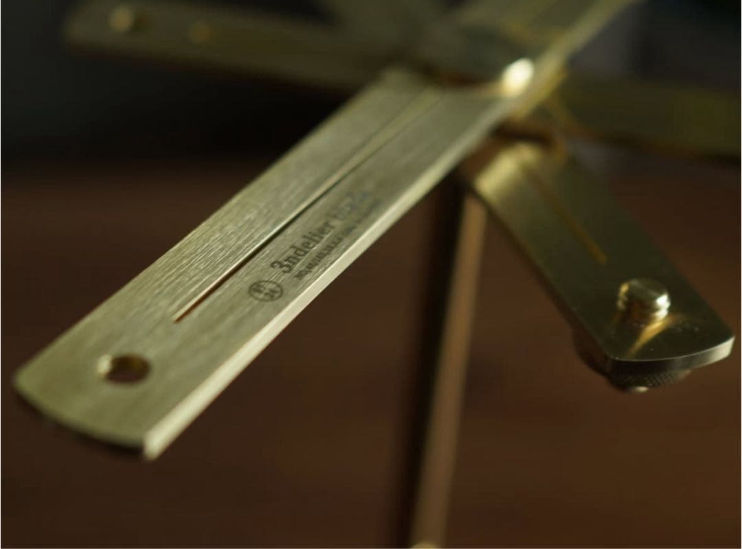 NODEL DESIGN 3ndelier blade真鍮brassイベント限定