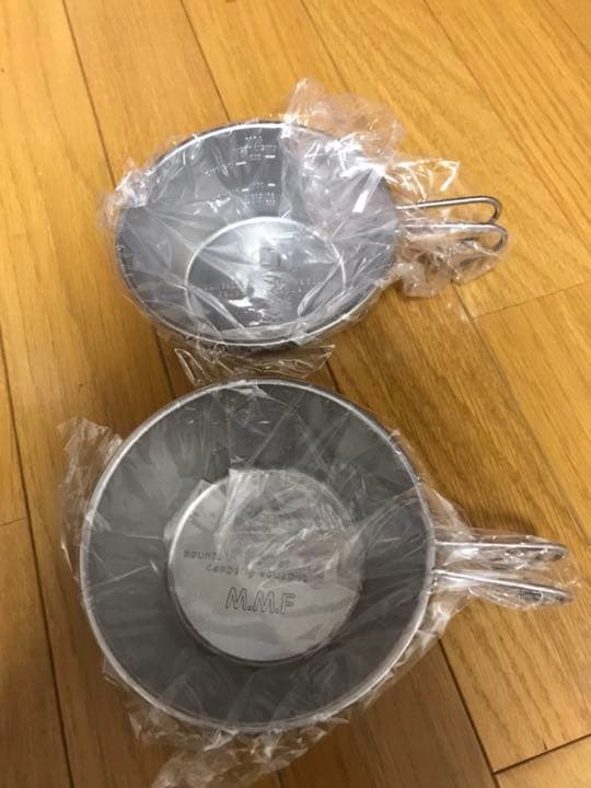 【新品・未使用】 mmf シェラカップ old加工　2個セット