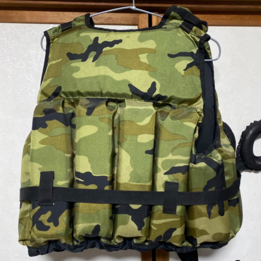 迷彩ライフジャケット 27kg以上対応