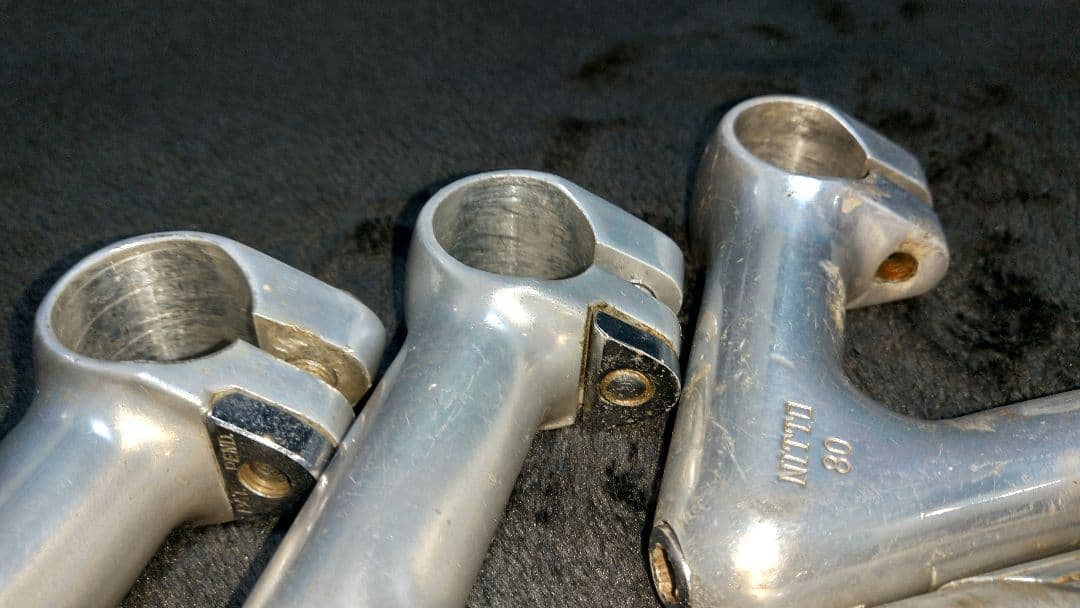 アルミ ステム 3個セット 中古品 NITTO 競輪 ピスト