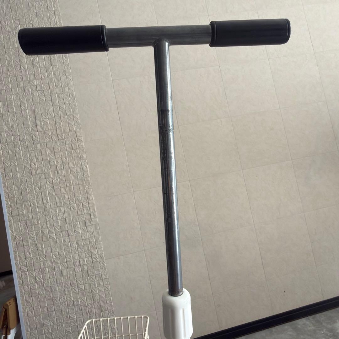 無印良品 無印 三輪車 舵取り棒付き アイボリー 白 子供