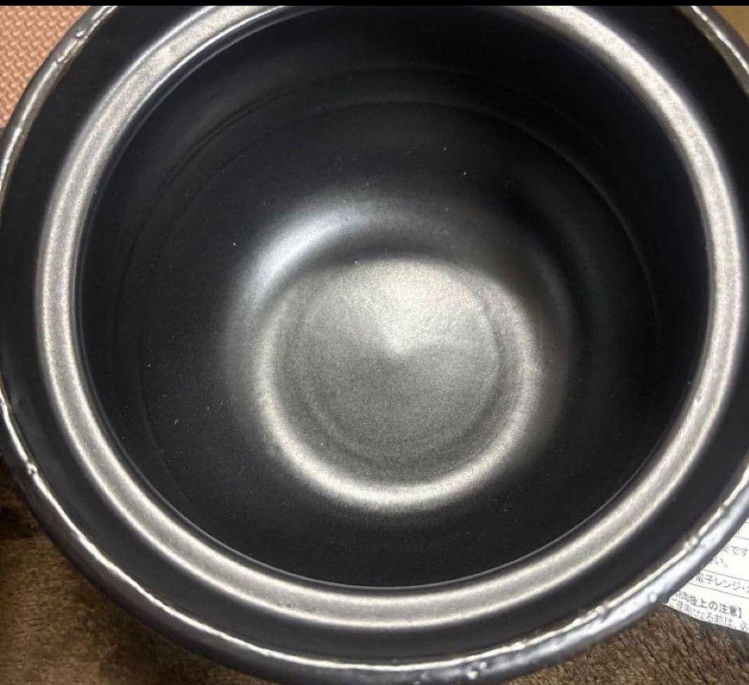 万古焼 土鍋 ご飯釜 3合炊き 四日市萬古焼 新品2個セット