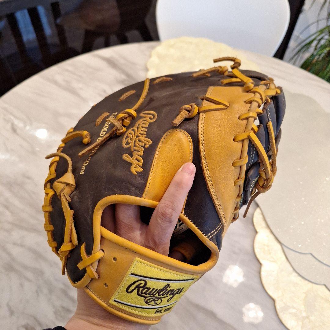 Rawlings The Gold Glove 軟式グローブ 黒/黄