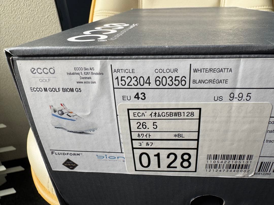 ECCO BIOM G5 ゴルフシューズ EU 43 定価41800円