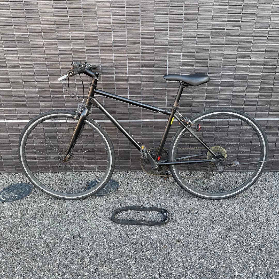 クロスバイク シマノ6段変速 700×28c シティサイクル 自転車　おまけ付き