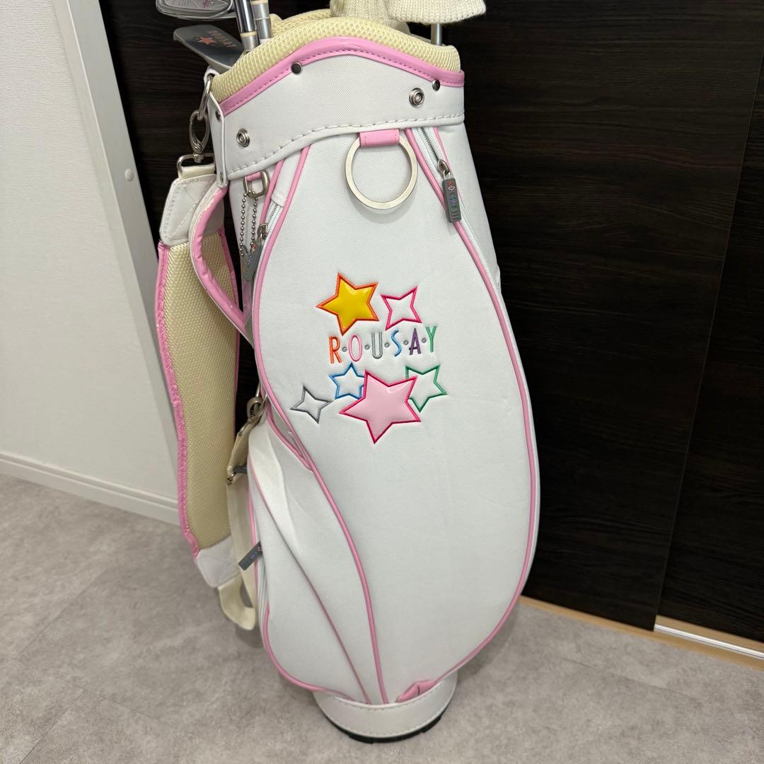【未使用あり】ROUSAY レディス 初心者 クラブセット　キャディバッグ付き