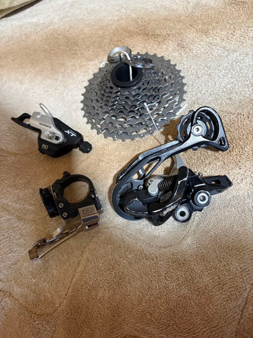 SHIMANO XT XTR 10速 コンポーネントセット 新品チェーン付