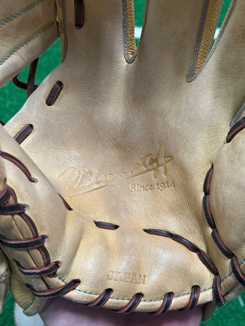 期間限定値下げ　Wilson 軟式グローブ キャメル　オーダー