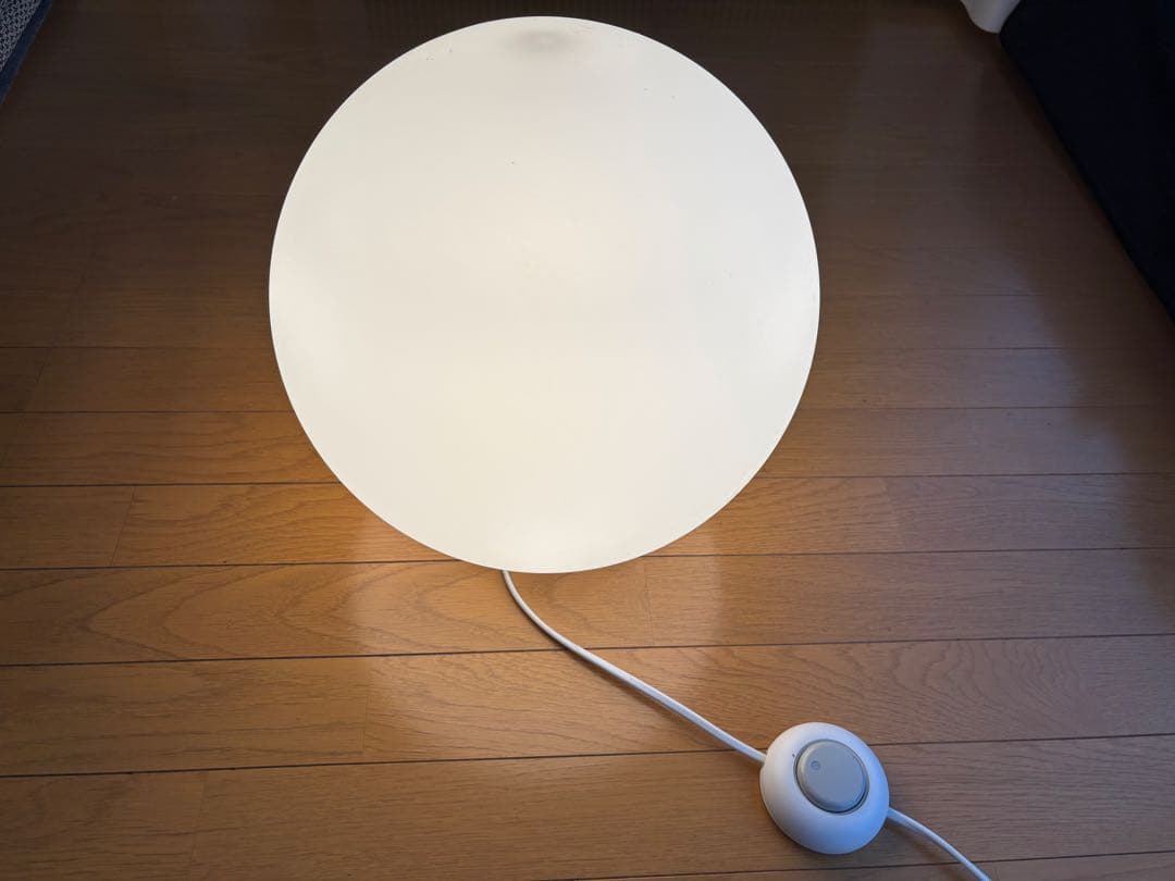 無印良品 LED フロアスタンド 球形 ホワイト